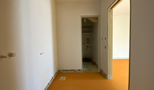 Schluter Systems membrane on flooring inside TNAH 2024